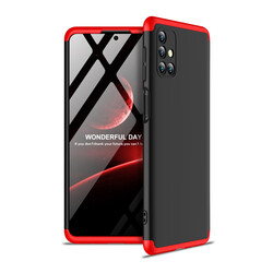 Galaxy M31S Case Zore Ays Cover Black-Red