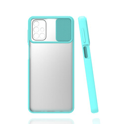 Galaxy M31S Case Zore Lensi Cover Turquoise