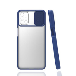Galaxy M31S Case Zore Lensi Cover Navy blue