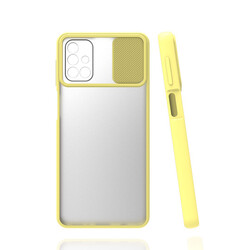 Galaxy M31S Case Zore Lensi Cover Yellow