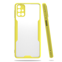 Galaxy M31S Case Zore Parfe Cover Yellow