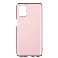 Galaxy M31S Case Zore Premier Silicon Cover Rose Gold