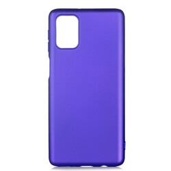 Galaxy M31S Case Zore Premier Silicon Cover Saks Blue