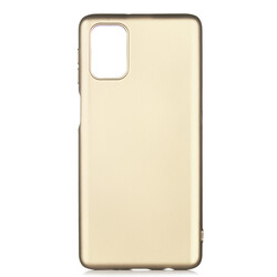 Galaxy M31S Kılıf Zore Premier Silikon Kapak Gold