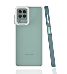 Galaxy M32 Case Zore Mima Cover Dark Green