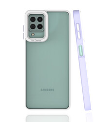 Galaxy M32 Case Zore Mima Cover Lila