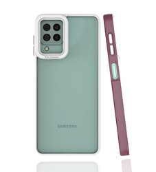 Galaxy M32 Case Zore Mima Cover Plum