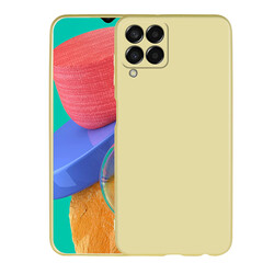 Galaxy M33 Case Zore Premier Silicon Cover Gold