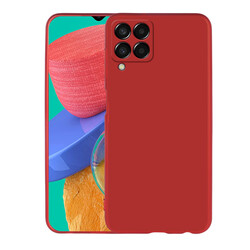 Galaxy M33 Case Zore Premier Silicon Cover Red