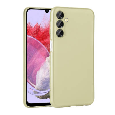 Galaxy M34 5G Case Zore Premier Silicone Cover Gold