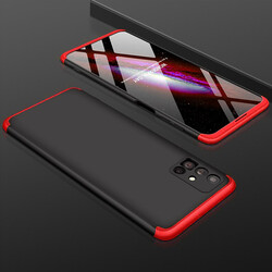 Galaxy M51 Case Zore Ays Cover Black-Red