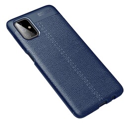 Galaxy M51 Case Zore Niss Silicon Cover Navy blue