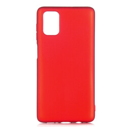 Galaxy M51 Case Zore Premier Silicon Cover Red