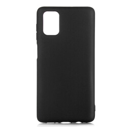 Galaxy M51 Case Zore Premier Silicon Cover Black