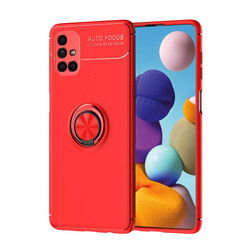 Galaxy M51 Case Zore Ravel Silicon Cover Red