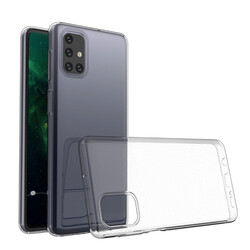 Galaxy M51 Case Zore Süper Silikon Cover Colorless