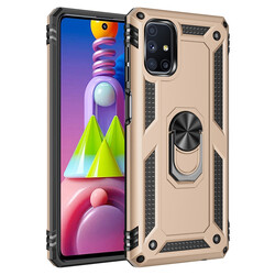 Galaxy M51 Case Zore Vega Cover Gold