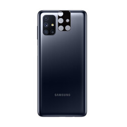 Galaxy M51 Zore 3D Kamera Camı Siyah