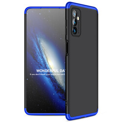 Galaxy M52 Case Zore Ays Cover Black-Blue