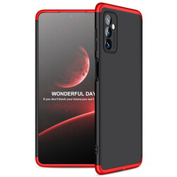 Galaxy M52 Case Zore Ays Cover Black-Red