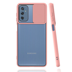 Galaxy M52 Case Zore Lensi Cover Light Pink