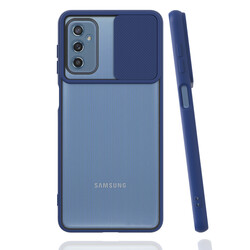 Galaxy M52 Case Zore Lensi Cover Navy blue