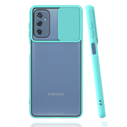 Galaxy M52 Case Zore Lensi Cover Turquoise