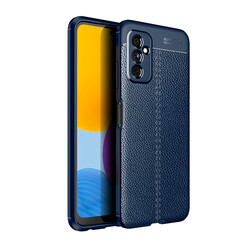 Galaxy M52 Case Zore Niss Silicon Cover Navy blue