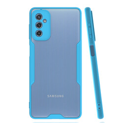 Galaxy M52 Case Zore Parfe Cover Blue