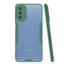 Galaxy M52 Case Zore Parfe Cover Dark Green