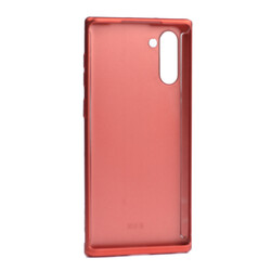 Galaxy Note 10 Case Zore 360 3 Parçalı Rubber Cover Red