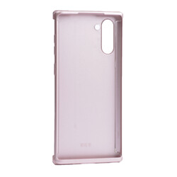 Galaxy Note 10 Case Zore 360 3 Parçalı Rubber Cover Rose Gold
