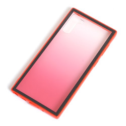 Galaxy Note 10 Kılıf Zore Estel Silikon Kırmızı