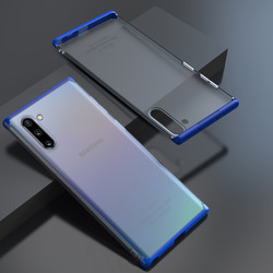 Galaxy Note 10 Kılıf Zore Nili Kapak Mavi