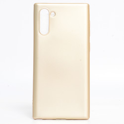 Galaxy Note 10 Kılıf Zore Premier Silikon Kapak Gold