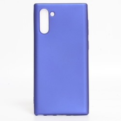 Galaxy Note 10 Kılıf Zore Premier Silikon Kapak Saks Mavi