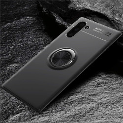 Galaxy Note 10 Kılıf Zore Ravel Silikon Kapak Siyah