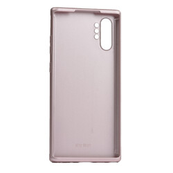 Galaxy Note 10 Plus Case Zore 360 3 Parçalı Rubber Cover Rose Gold