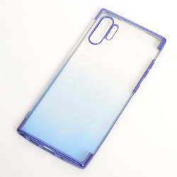 Galaxy Note 10 Plus Kılıf Zore Moss Silikon Mavi
