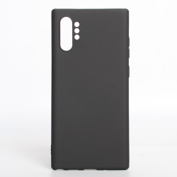 Galaxy Note 10 Plus Kılıf Zore Premier Silikon Kapak Siyah