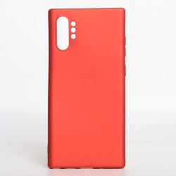 Galaxy Note 10 Plus Kılıf Zore Premier Silikon Kapak Kırmızı