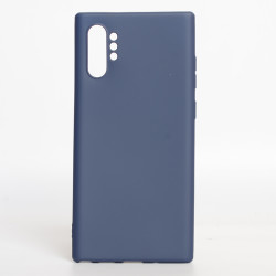Galaxy Note 10 Plus Kılıf Zore Premier Silikon Kapak Lacivert