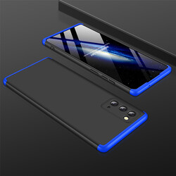 Galaxy Note 20 Case Zore Ays Cover Black-Blue