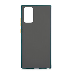 Galaxy Note 20 Case Zore Fri Silicon Dark Green