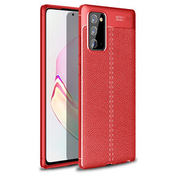 Galaxy Note 20 Case Zore Niss Silicon Cover Red