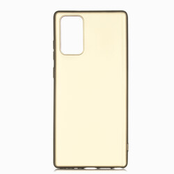Galaxy Note 20 Case Zore Premier Silicon Cover Gold
