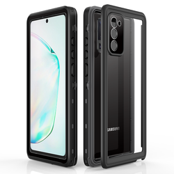 Galaxy Note 20 Kılıf 1-1 Su Geçirmez Kılıf Siyah