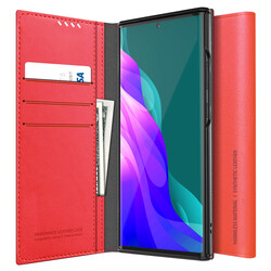 Galaxy Note 20 Kılıf Araree Mustang Diary Kılıf Kırmızı