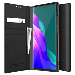 Galaxy Note 20 Kılıf Araree Mustang Diary Kılıf Siyah