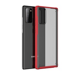 Galaxy Note 20 Kılıf Zore Volks Kapak Kırmızı